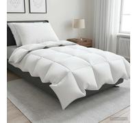 Sophrelle Ensemble de Couette 90% en Duvet d’oie Fulda 3 pc 135 x 220 cm,Dessus-de-lit & couettes,3442544