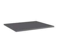 Sophrelle Panneaux de bibliothèque 8 pcs Gris Brillant Bois d’ingénierie,Bibliothèques,805281