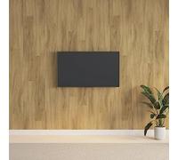 Sophrelle Panneaux muraux 15 pc Bois de chêne PVC,Lambris,351814