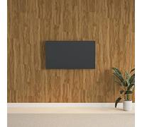 Sophrelle Panneaux muraux 15 pc Marron PVC,Lambris,351816