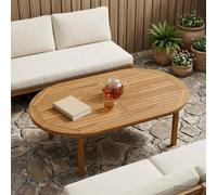 Sophrelle Plateau de Table Ovale Bois de Teck Massif Naturel,Plateaux de Table,42033174