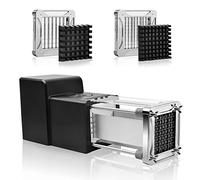 Sopito Coupe-Frites électrique, Coupe-Pommes de Terre électrique Professionnel Chipper de Pommes de Terre en Acier Inoxydable avec Lame de 9mm et 12mm
