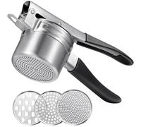 Sopito Presse Purée Inox Manuel, 3 Tamis, Pour Purée Lisse et Onctueuse