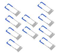 SOPOTUTU 10 pièces Clips Ressort pour Spot Encastrable Accessoires Lumière Extérieure Fixation Facile pour Downlight et Néon LED Compatible Lampes de Plafond et Projecteurs