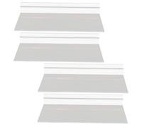 SOPOTUTU 4 Pièces Étagères Transparentes Murales À Lattes Pour Chaussures Présentoir De Vente Détail Pour Magasin Vitrine Maison Organisation Chaussure 9.84 X 4.72 X 1.38 in