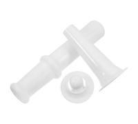 SOPOTUTU Accessoires Pour Hacher La Viande Pilon À Saucisses Kit 3 Pièces En Plastique Blanc Pour Remplissage De Saucisses Efficacité De Coupe Élevée Pour Hachoir N° 5