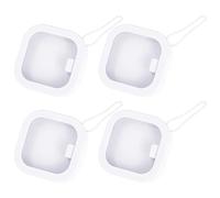 SOPOTUTU Organisateur de Maquillage Blanc en Plastique 4 Pièces, Résistant la Pression, Gain de Place, pour Bracelets et Montres, Rangement Suspendu Bureau