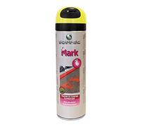 SOPPEC Peinture de marquage provisoire S-MARK fluorescente 3 à 6 mois 500 ml Jaune