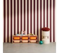 Sora - Children's Storage Unit With 6 Storage Bins Orange TU