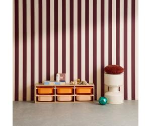 Sora - Children's Storage Unit With 6 Storage Bins Orange TU