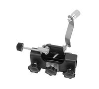 Sorandy Affûteuse de Chaîne, Outil Portable à Manivelle (BLACK) | Conception légère, adaptée aux scies électriques, alliage d\'aluminium, facile à utiliser, outil d\'affûtage extérieur