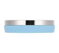 Sorandy Bloc de Banc d'estampage de Bijoux, établi Rond en Acier au Manganèse avec Base de Coussin en Caoutchouc, Bloc de Banc en Acier Robuste et Portable pour Aplatir le Métal, Façonner et Estamper