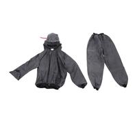 Sorandy Combinaison de Sablage Protectrice, Type Fendu Corps Entier | Tissu en caoutchouc, casque intégré, tuyau d\'admission d\'air, protection contre les éclaboussures de produits chimiques