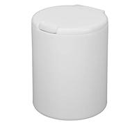 Sorandy Conteneur pour Tampons de Coton, Boîte de Rangement Portable Légère avec Conception de Presse pour Voyage en ABS Durable 1 unité