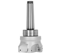 Sorandy Ensemble de Supports de Fraise, Fraise à Surfacer Durable à 6 Cannelures pour les Opérations de Fraisage Industriel, en Acier 40CR, Comprend 10 Inserts