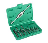 Sorandy Ensemble d'Extracteur de Vis cassé 11 Pièces, Outil de Retrait de Vis dénudé rouillé endommagé, Extracteur de avec Flûte Spirale pour Gaucher, Idéal pour les M3 à M12