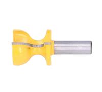 Sorandy Fraise de Rebord de Fenêtre pour Travail du Bois, Queue Ronde de | Mèche de coupe avec revêtement PTFE, corps en acier rapide, bords en acier tungstène pour rebords de fenêtre, portes et
