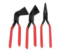 Sorandy Jeu de Pinces à Cintrer les Métaux, Sertisseuse à Main en Acier à Haute Teneur en Carbone 45 ° 90 ° pour le Travail de la Tôle 3 Pièces