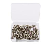 Sorandy Kit de Chevilles D'expansion pour Réparation de Charnière de Porte | Acier au carbone, Compatibilité polyvalente, Jeu complet de 100 ancrages