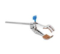 Sorandy Pince à Quatre Broches en Alliage de Zinc, Clip Réglable pour Tube à Essai de Laboratoire pour Expériences, Conception Antirouille Durable, 1 unité