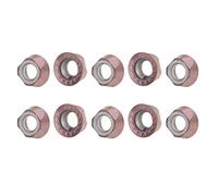 Sorandy Plaquettes en Carbure Rondes pour Tournage Bois CNC, 10 Pièces | Revêtement résistant à l\'abrasion, fraises de tour pour boiseries courbes et finitions lisses