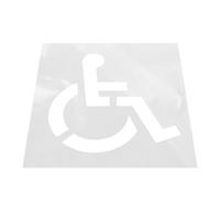 Sorandy Pochoir de Symbole de Stationnement, Silicone Flexible, pour