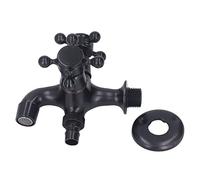Sorandy Robinet Mural Européen Rétro en Laiton, Mélangeur Chaud et Froid | Robinet de Lavabo, Corps en Cuivre, Utilisation de Lavabo de Salle de Bain, Installation Murale, Eau Chaude et Froide,