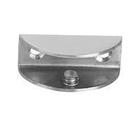 Sorandy Support à Pince en Verre en Acier Inoxydable, 6 Pièces, Support élégant, Outil de Fixation pour Usage Domestique, épaisseur 12-14mm