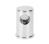 Sorandy Support de Rail de Levage de Douche ABS, Base de Galvanoplastie Blanc argenté pour Salle de Bain 2 Unités