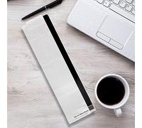 Sorandy Tableau Mémo en Acrylique pour Rappels et Organisation de Notes au Travail, Design Léger et élégant, 30 X 8 Cm - Parfait pour une Utilisation au Bureau (Côté gauche)