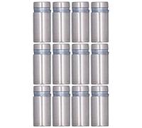 Sorandy Vis D'entretoise, Matériel de Montage en Acier Inoxydable de qualité Supérieure pour Panneaux Muraux en Acrylique, 12 Pièces 1/2 Pouces X 1 Pouce