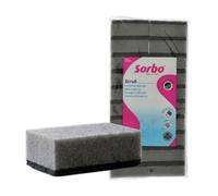 Sorbo Éponges à Récurer 20 Pièces, Gris Noir, Éponges de Cuisine avec Côté Mousse Doux et Côté Abrasif, pour Vaisselle, Poêles, Plan de Travail, Évier et Nettoyage Quotidien