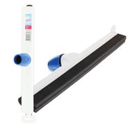 Sorbo Raclette de Sol en Plastique - Raclette 45 cm pour Sols sans Traces, Double Lame en Caoutchouc Remplaçable, Légère et Résistante, Adaptée aux Surfaces Lisses