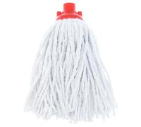 Sorbo Serpillière Coton - Tête de Balai à Vis sans Peluches, Absorption Élevée, Rinçage Facile, Adaptée aux Sols Lisses, Bois et Carrelage