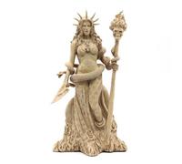 Sorcellerie Grecque Païenne Hécate Déesse Statue Wicca Déesse Grecque Hécate Celtique Triple Déesse Ange Danseuse Sorcière Figure Ornement For Refroidisseur De Vin Bureau Décoration De La Maison