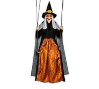 Sorcière balançante décoration Halloween 1,80 m Accessoires à Suspendre
