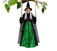 Sorcière oscillante d'halloween 1,80 m Accessoires à Suspendre Effrayants