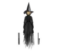 Sorcières d'halloween Extérieur | Décor de Sorcière Effrayant avec Lumière et Son | Accessoires Effrayants pour Halloween au Jardin au Porche à la Cour à la Pelouse et Patio en