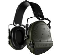 Sordin Casque antibruit T2 - Casque antibruit conforme aux normes militaires avec bandeau en cuir - actif et électronique