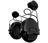 Sordin MIL AUX Slim 72308-04-S Cache-oreilles militaires actifs et électroniques avec adaptateur ARC Noir