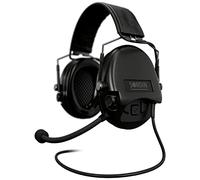 Sordin MIL AUX Slim Protection auditive - Protection auditive militaire active - Coussin en mousse et connecteur ARC pour casque