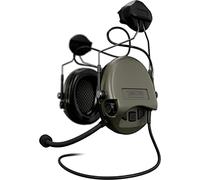 Sordin MIL CC Casques antibruit radio - Casques antibruit militaires actifs - Rails ARC & Nexus TP120-Downlead - Vert
