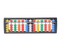 Soroban, Calculatrice Soroban Professionnelle Digit Standard Abacus 13 Colonnes For Outil D'apprentissage Éducatif Boulier Chinois(Multi-colored)