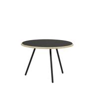 Soround Table Basse Stratifié Noir Ø60 H40.5