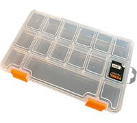 Perel Tools Boîte d'assortiment Classique 9 — 15 compartiments fixes, transparente, empilable