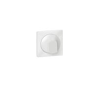 Sortie de câble IP44 DOOXIE livrée complète avec plaque finition blanc