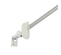 Sortie de caisson 45° - Entrée femelle Ø12 mm - Sortie 6P10 - Longueur 165 mm - Platine en plastique blanc
