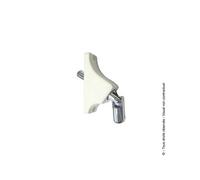 Sortie de caisson 90° avec double cadran volet roulant blanc - 841300