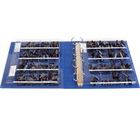 SORTIMENT CCC-10 - Assortiment d'électrolytes en aluminium, radial, 32 valeurs, 213