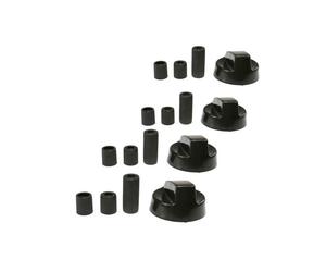 SOS Accessoire Lot de 4 manettes noire universelle pour Plaque de cuisson TOUTES MARQUES 21815, EBYKNB35X4